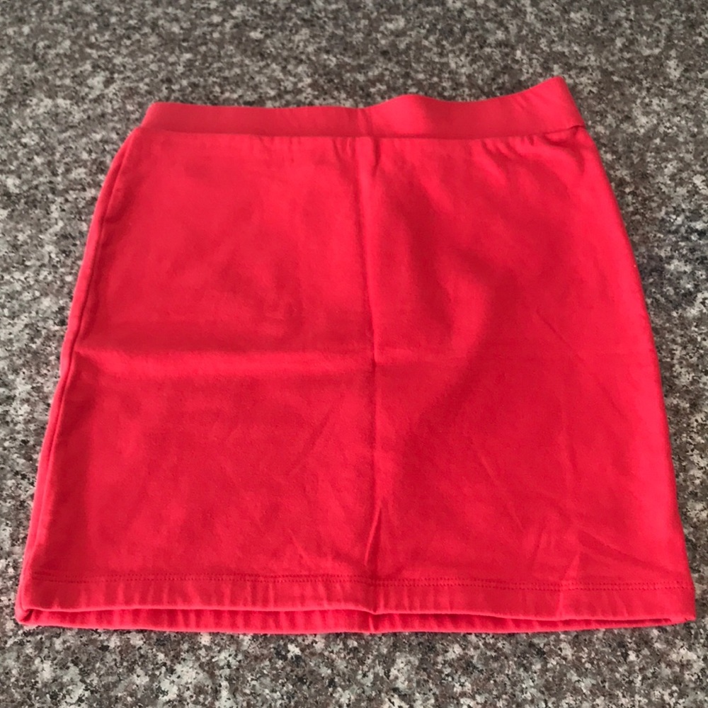 Forever 21 coral/pink mini skirt